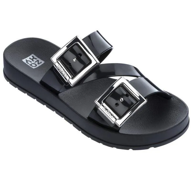 כפכפי אבזם זאקסי לנשים Zaxy Start Slide Black 18276--90058