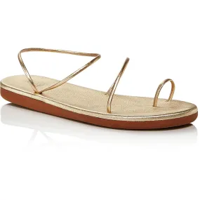 Ancient Greek Sandals Womens KANSIZ Faux Leather Strappy Flatform Sandals