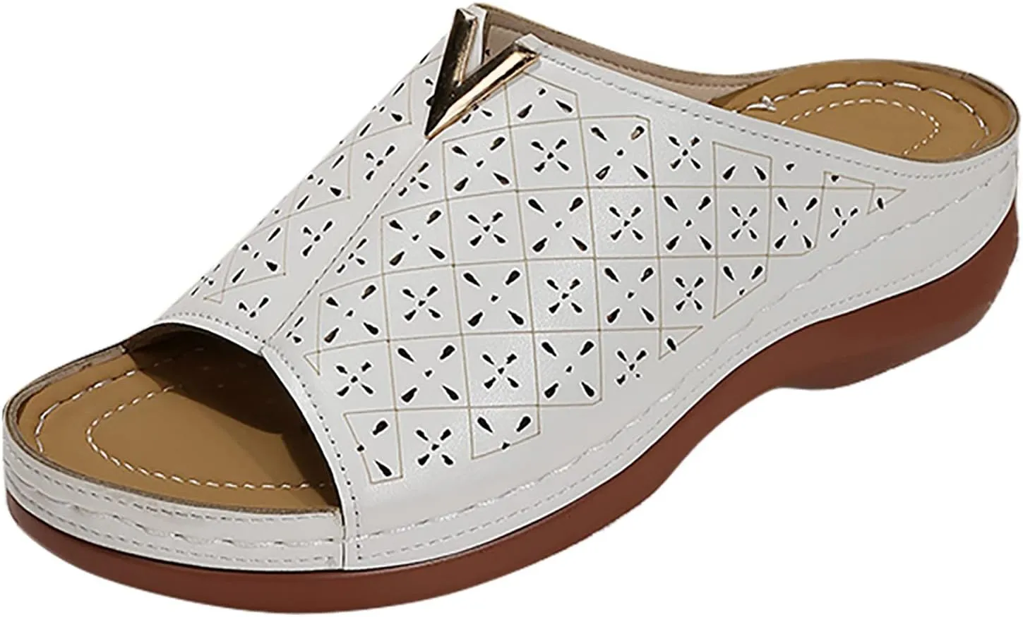 Arch Support Slippers for Women Indoor Wide Toe Box Shoes Women Orthopedic Womens Black Arch Support T-Strap Sandals Arch Support Shoes Orthopedic Sandals Platform Women Dressy Sandals