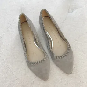 ATHENA ALEXANDER Suede grey flats size 6