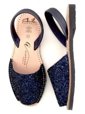Avarcas | Navy Glitter