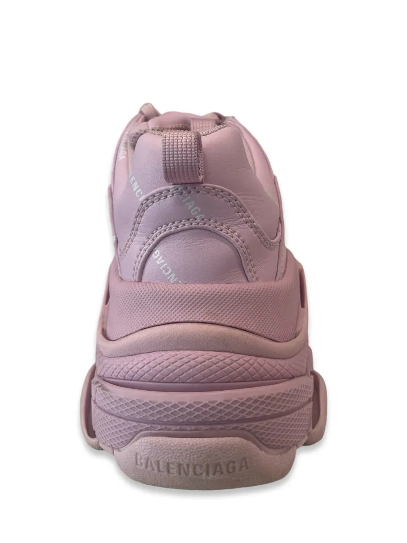 Balenciaga Pink 2021 Wins Triple S Sneaker 'Allover Logo'. Size: 38