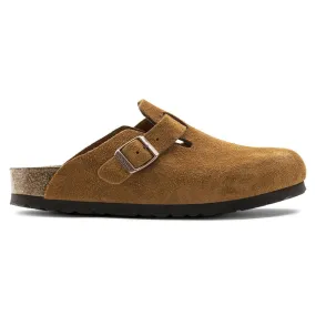 Birkenstock - Boston Soft Footbed Mink Suede Leather R 1009542