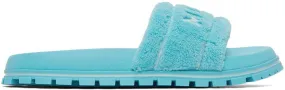 Blue 'The Terry Slide' Sandals