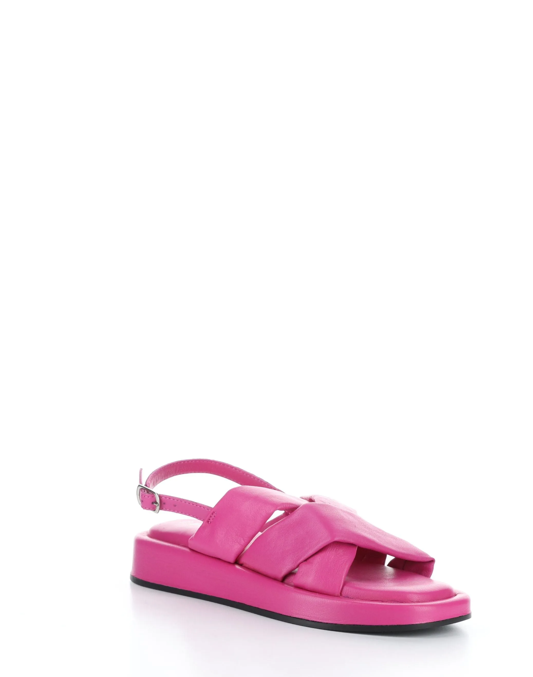 Bos & Co "Blitz" Fuchsia soft leather sandal