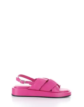 Bos & Co "Blitz" Fuchsia soft leather sandal