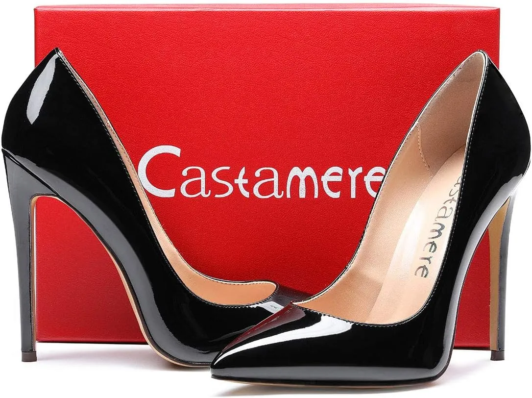 Castamere Women's High Heels Slip-On Pumps Pointy-Toe Elegant Stilettos Wedding Party Sexy Heel Shoes 12CM Heels Pump