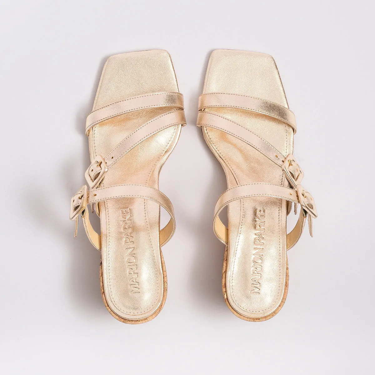 Cleo 50 Sandal | Soft Gold
