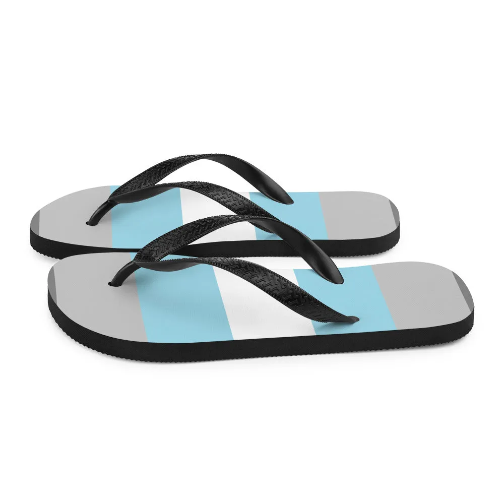 Demiboy Pride Flip-Flops