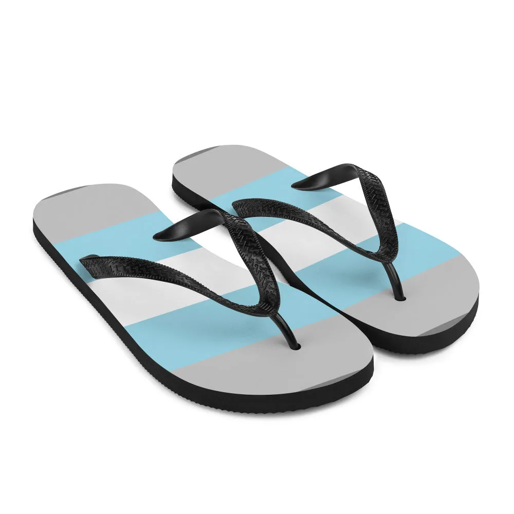 Demiboy Pride Flip-Flops
