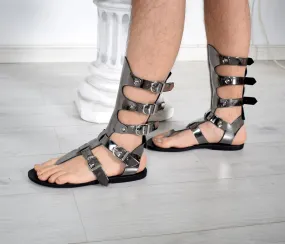 Gladiator Men Sandals, Movie and Theater gladiator sandals, Handmade Sparta Sandals, Genuine Leather sandals, Sandals for Party