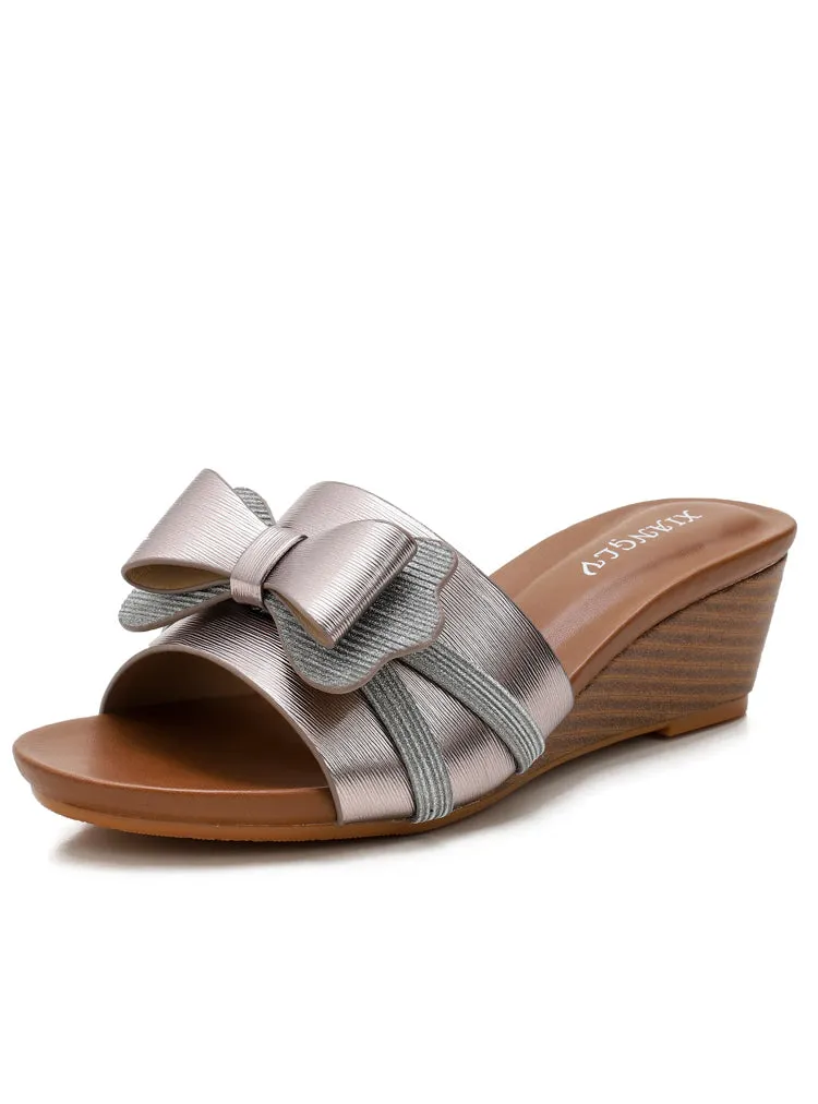 Gladiator Thick Platform Wedges Slippers