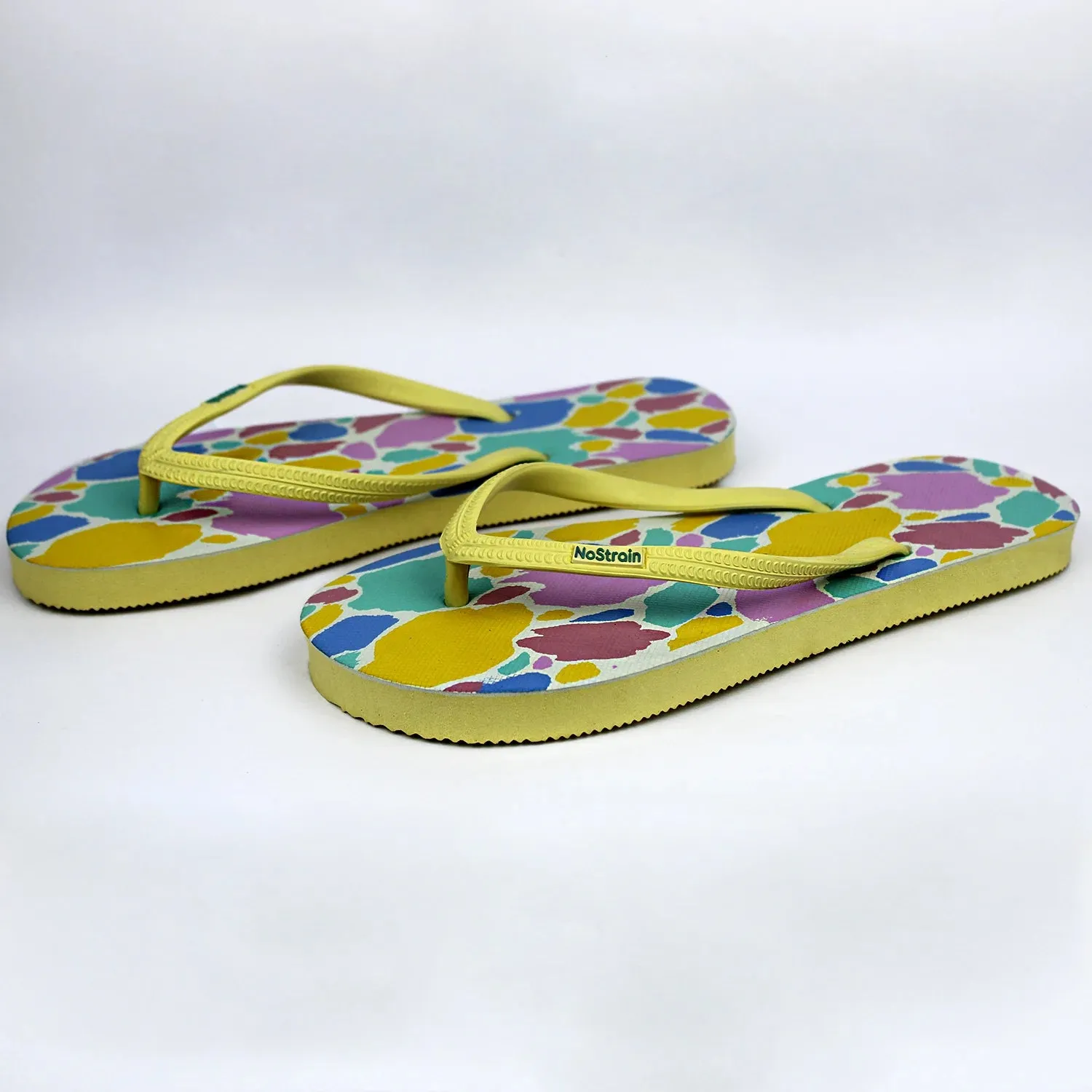 GoWild Pastel Yellow Flip-flops Women