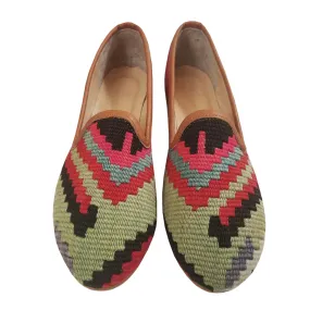 Handwoven Wool Kilim Women's Loafer (Bibi) Size 42 (12)