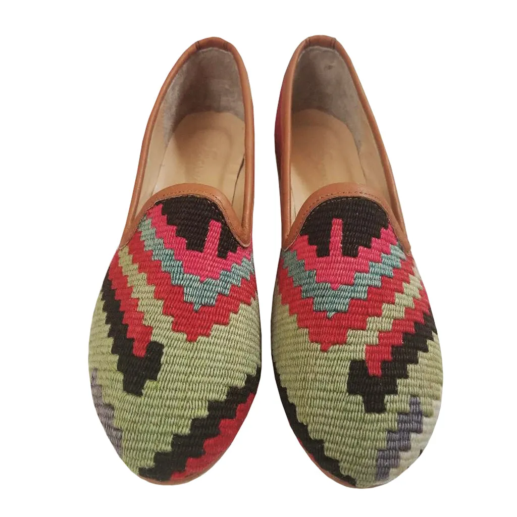 Handwoven Wool Kilim Women's Loafer (Bibi) Size 42 (12)