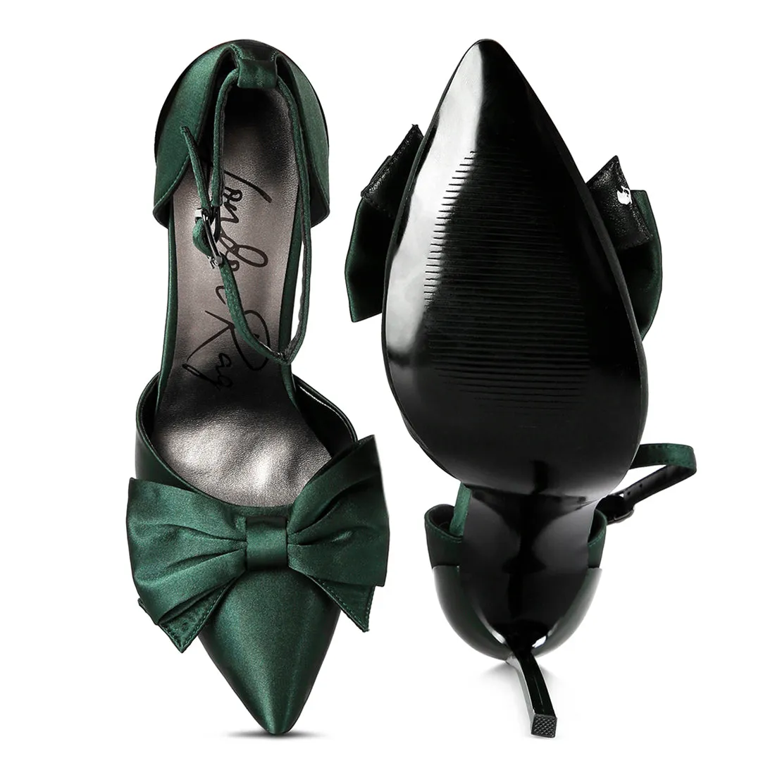 High Heeled Bow Sandals