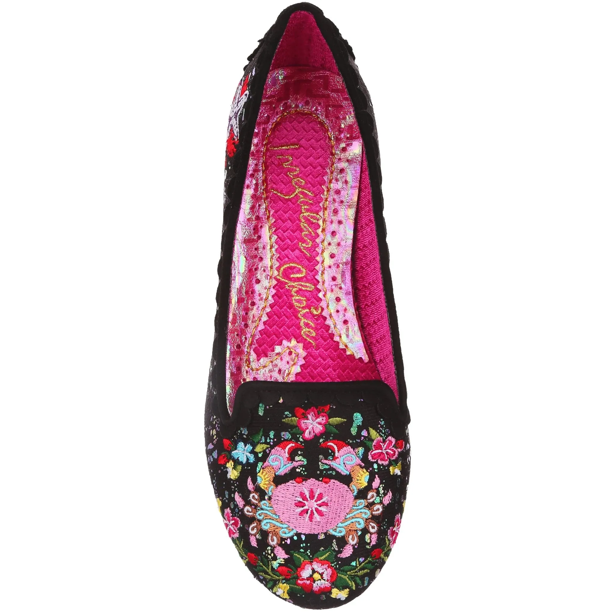 Irregular Choice Women's Crab-U-Lous Day 4329-75A Flats Shoes Black