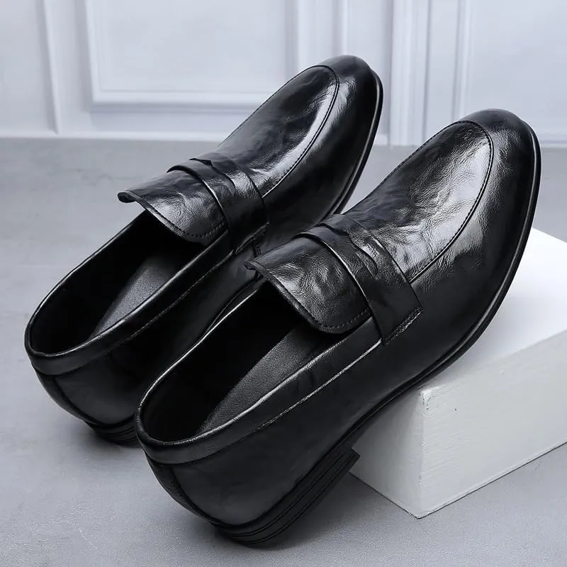 Loafers Man Dress Shoes Men Fashion Designer Party Shoes for Men 2024 Black Leather Shoes Men Formal