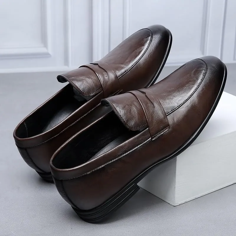 Loafers Man Dress Shoes Men Fashion Designer Party Shoes for Men 2024 Black Leather Shoes Men Formal
