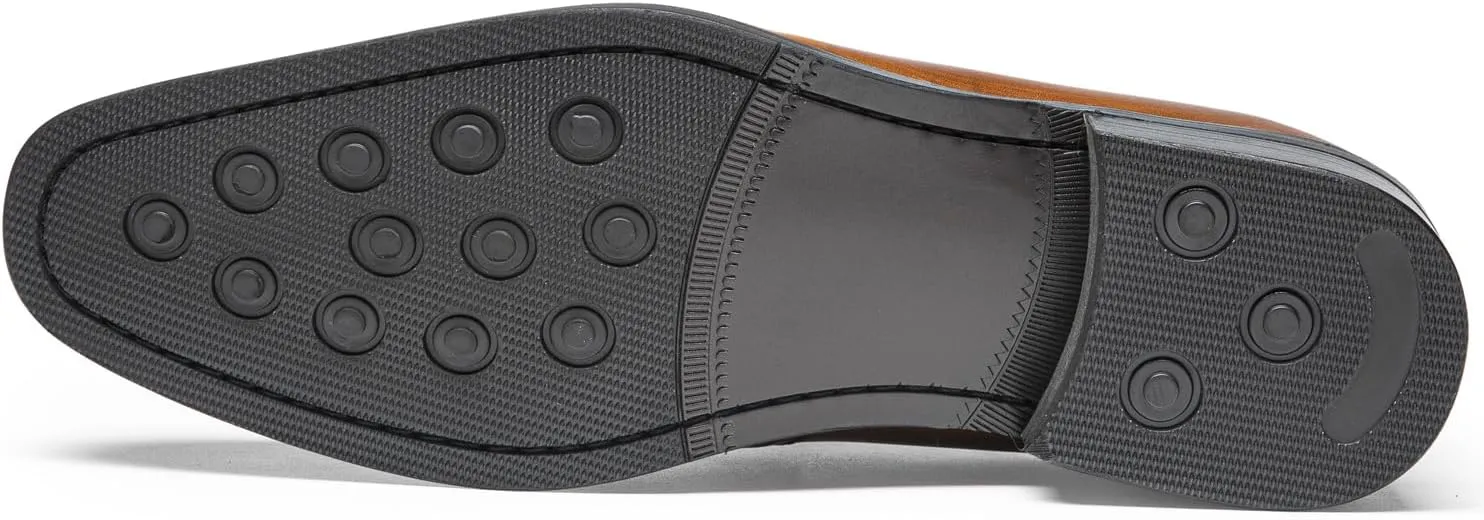 Men's Loafers & Slip-Ons - Full-Grain Leather Penny Loafers Dress Shoes with Casua,Driving