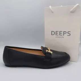 MIMOSA WOMEN'S  LOAFERS WITH GOLD SNAFFLE