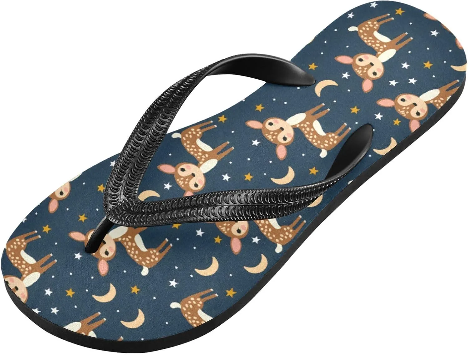 MNSRUU Flip Flops for Women Men Panda Rainbow Flip Flops Womens Slides Men Sandals Shower Slippers Summer Non-Slip Flipflops for Swim Beach Bathroom, XS