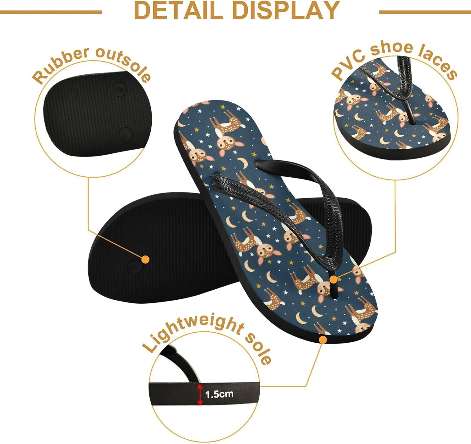MNSRUU Flip Flops for Women Men Panda Rainbow Flip Flops Womens Slides Men Sandals Shower Slippers Summer Non-Slip Flipflops for Swim Beach Bathroom, XS