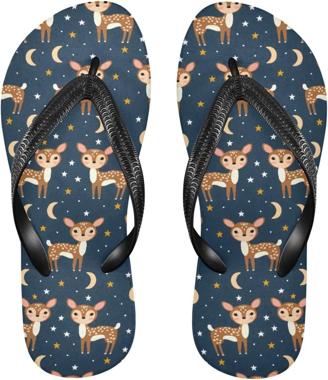 MNSRUU Flip Flops for Women Men Panda Rainbow Flip Flops Womens Slides Men Sandals Shower Slippers Summer Non-Slip Flipflops for Swim Beach Bathroom, XS
