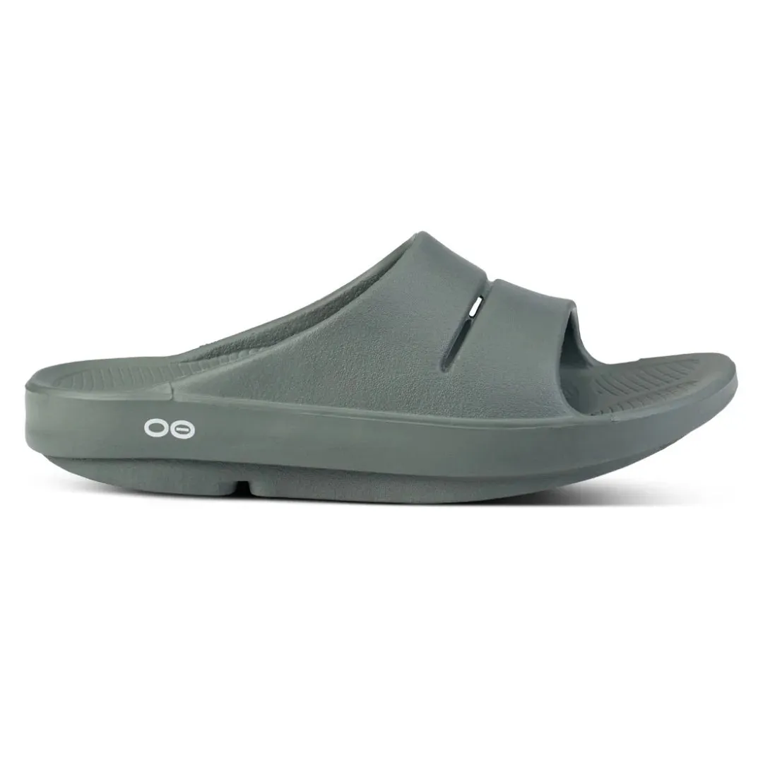 OOFOS Ooahh Slides Olive