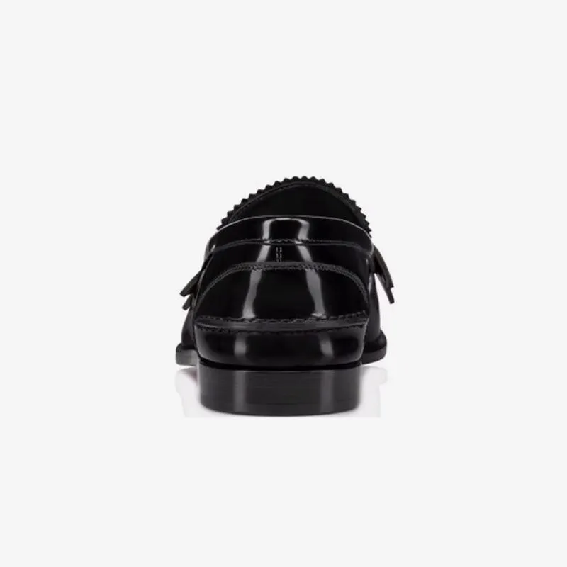 Penny Round Toe Flat Loafer