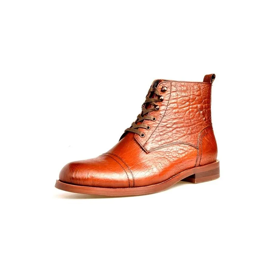 Veltique Lace-Up Ankle Boots