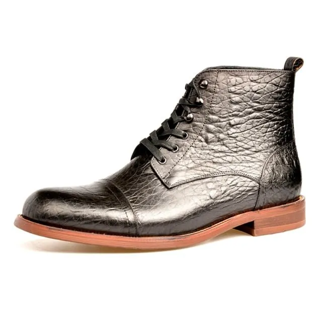 Veltique Lace-Up Ankle Boots