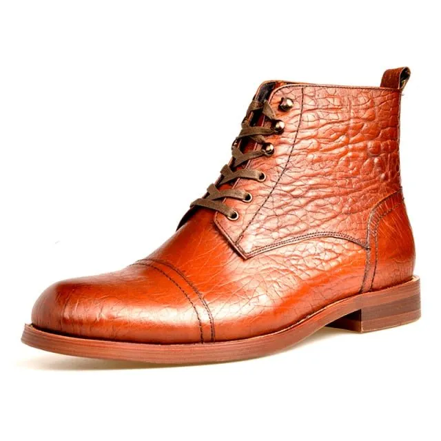 Veltique Lace-Up Ankle Boots
