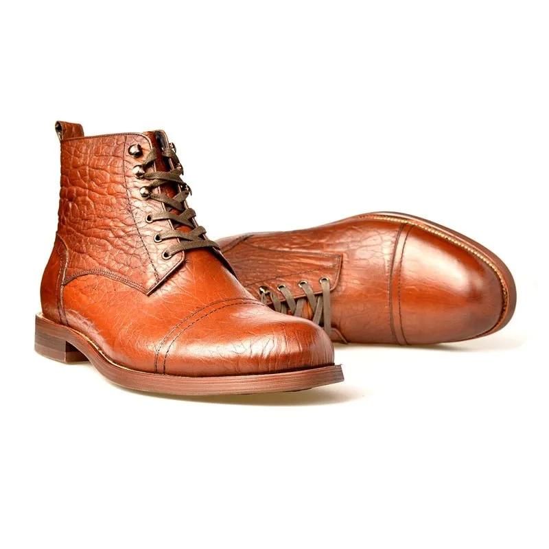 Veltique Lace-Up Ankle Boots