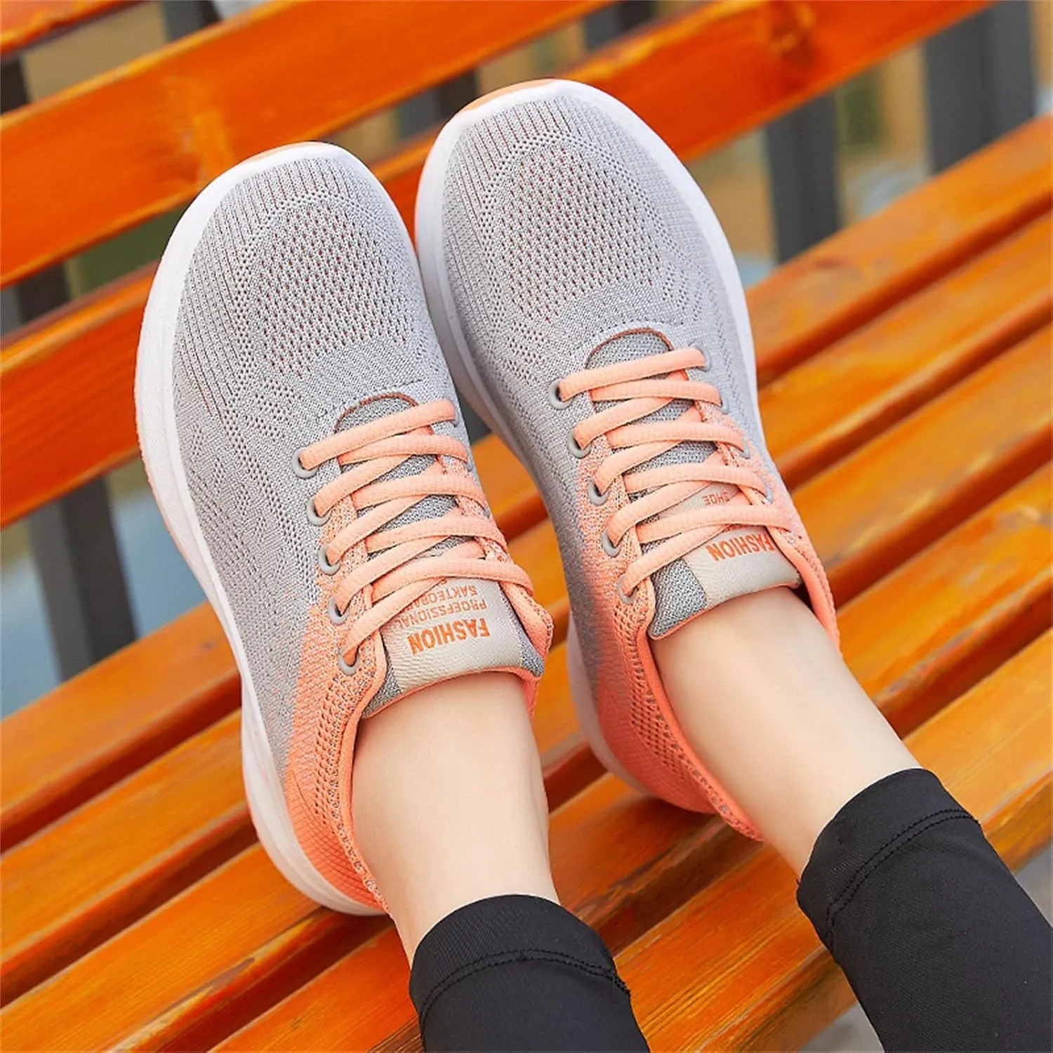Women's Running Shoes Lightweight Walking Sneakers Tennis Athletic Lac𝐞 Up Gym Comfortable Fashion Fitness Mesh Workout Casual Sports Shoes