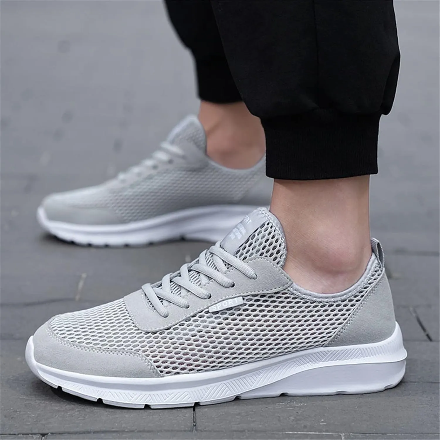 Work Shoes for Men Non Slip Casual Sneakers Lightweight Comfort Walking Shoes Non Slip Sneaker Running Shoes